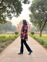 trueBrowns Pink Check Shirt