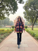 trueBrowns Pink Check Shirt