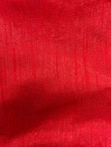 trueBrowns Red Kota Bandhani Saree With Unstitched Blouse